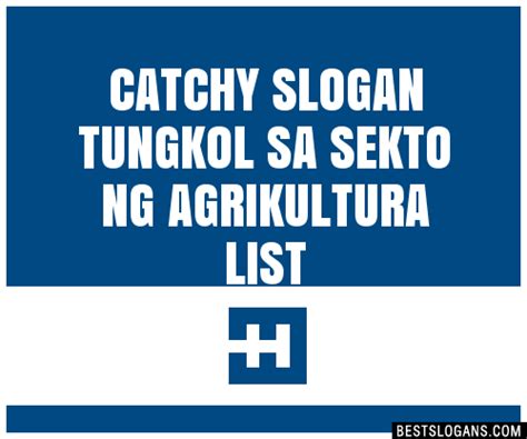 100+ Catchy Tungkol Sa Agrikultura Slogans 2023 + Generator .